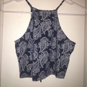 halter top crop top